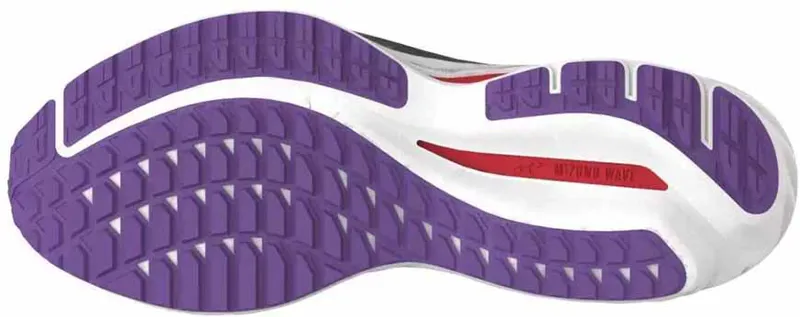 Mizuno Women's Inspire 19 Black/Silver/Bitsweet - WIDE-6